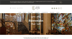 Desktop Screenshot of circulodelliceo.es